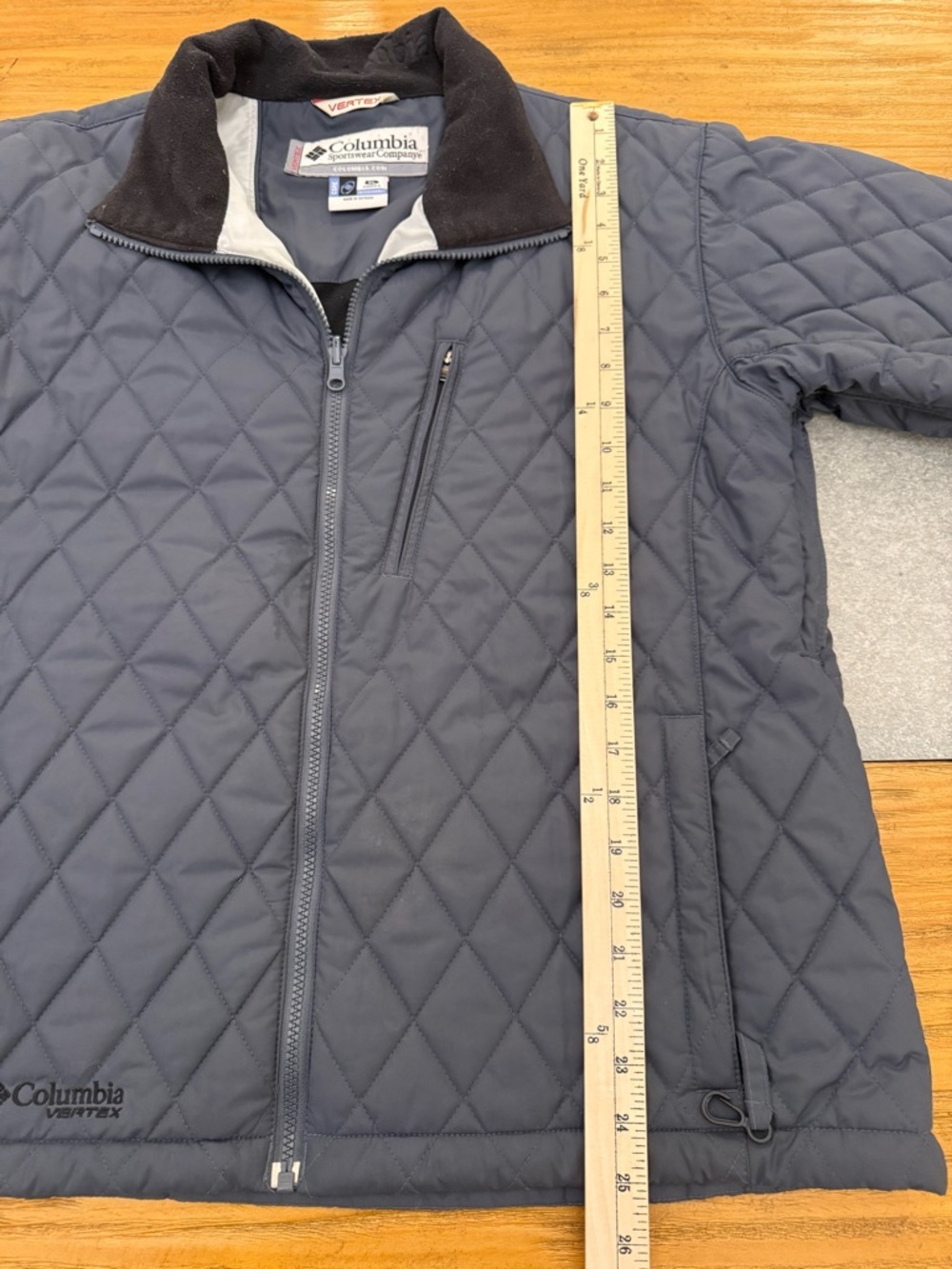 Columbia Vertex Core Interchange Quilted Liner Jacket Navy Blue XL - Picture 9 of 11
